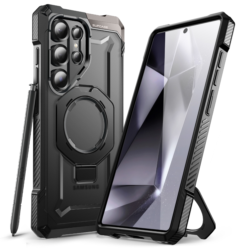 Supcase Unicorn Beetle Grip สําหรับ Samsung Galaxy S25 Ultra กรณีขาตั้ง S ปากกาที่เป็นมิตรสนับสนุน M@gS@fe ทหารเกรดป้องกันแม่เหล็กเคสโทรศัพท์สําหรับ S25 Ultra 6.9 นิ้ว