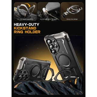 Supcase Unicorn Beetle Grip สําหรับ Samsung Galaxy S25 Ultra กรณีขาตั้ง S ปากกาที่เป็นมิตรสนับสนุน M@gS@fe ทหารเกรดป้องกันแม่เหล็กเคสโทรศัพท์สําหรับ S25 Ultra 6.9 นิ้ว