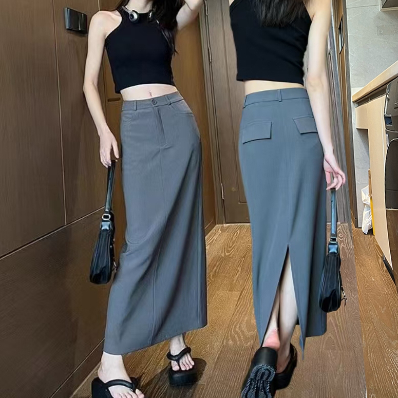 Laterme กระโปรงยาว ผู้หญิง ทรงสลิมเก๋ๆ สไตล์ฝรั่งเศสสุดๆ