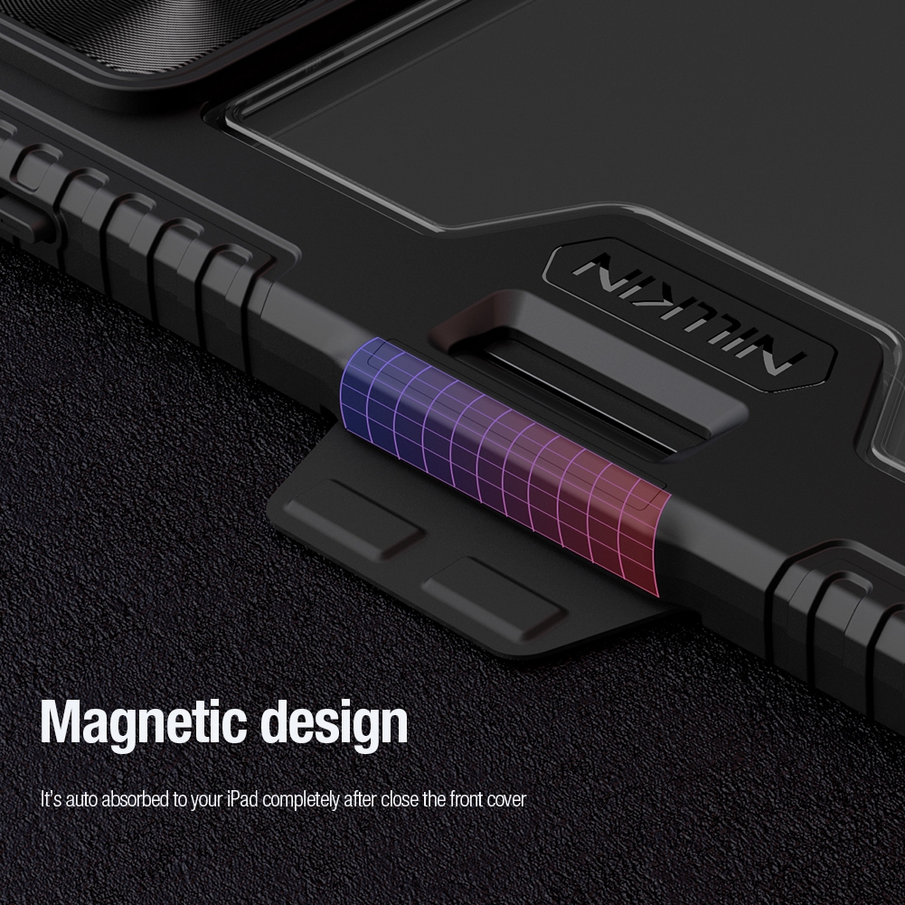 Nillkin สําหรับ Xiaomi Pad 7 Pro/Pad 8 กันชนหลายมุมพับหนัง PU สมาร์ทฝาครอบกล้องป้องกันเลนส์สไลด์เลื่อนกรณีปลอกเชลล์พร้อมที่ใส่ดินสอ - รูปที่ 6