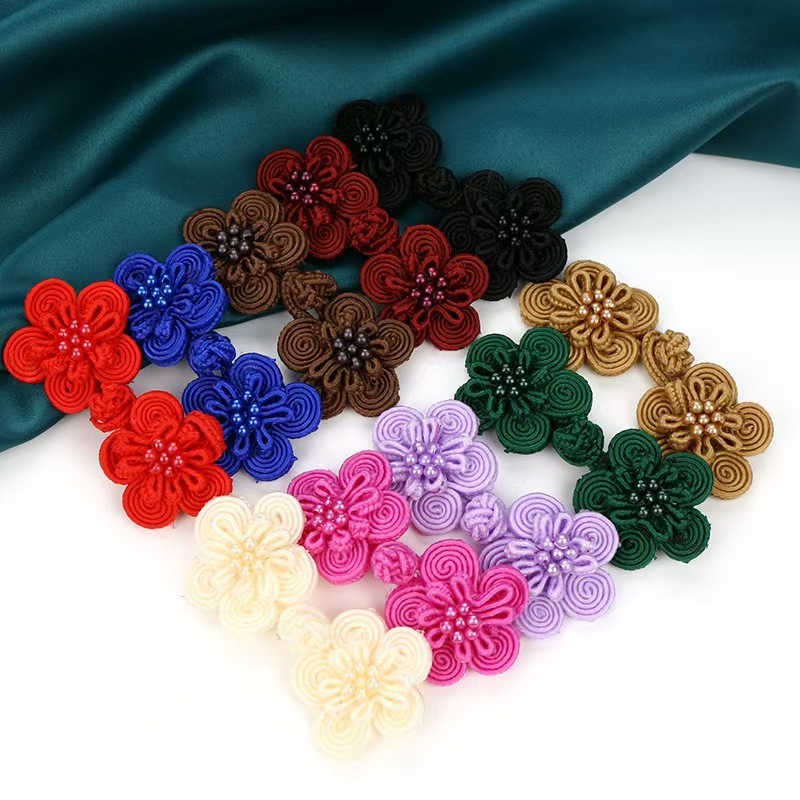 ปุ่มจีนที่สวยงาม, ปุ่มห้าล้อเกล็ดหิมะ, ปุ่มดิสก์ปุ่ม กี่เพ้า กลิ่นฉุน เสื้อผ้าสูทอุปกรณ์ตกแต่งย้อนยุคสไตล์ชาติพันธุ์อุป