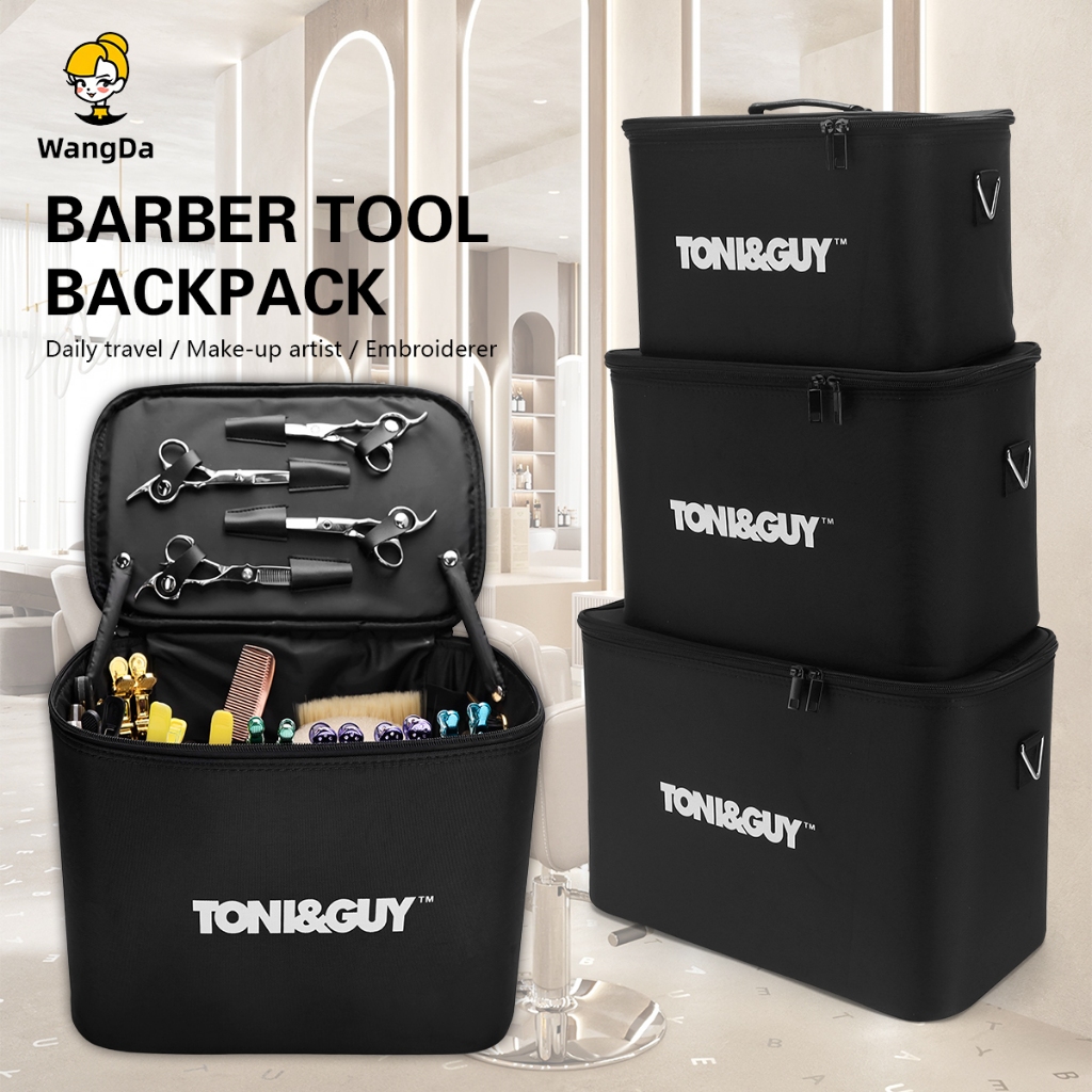 สปอตสปอตสปอต #Hairdressing กล่องเก็บเครื่องมือความจุขนาดใหญ่อุปกรณ์ร้านทําผมถุงเก็บกล่องเก็บเครื่องสําอางมืออาชีพกระเป๋าสัมภาระแบบพกพา