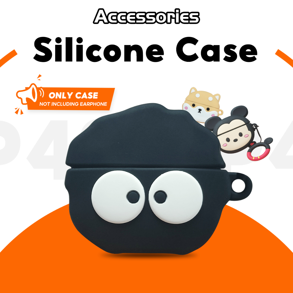 ฝาครอบเคสสําหรับหูฟัง Lenovo LP40 การ์ตูนน่ารักซิลิกาเจลป้องกัน - หูฟัง Excluding