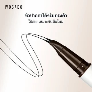 【ส่งจากกรุงเทพฯ 】WOSADO ปากกาเขียนคิ้ว 2 มิติ ร่างโครงคิ้วด้วยปากกา จากนั้นใช้แปรงปัดขนคิ้ว