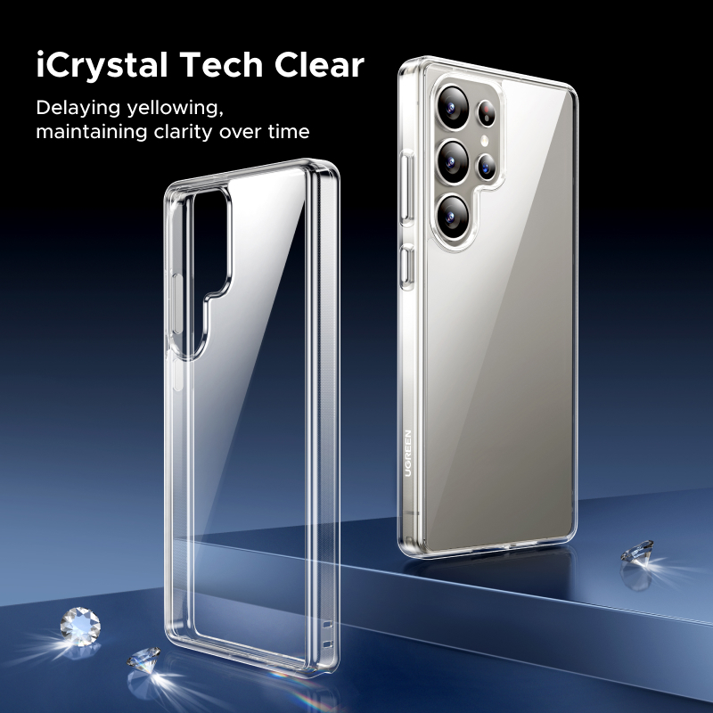 Ugreen เคสป้องกันโทรศัพท์ Crystal Clear Military-Grade Drop Protection สําหรับ Samsung Galaxy S25 Ultra - รูปที่ 2