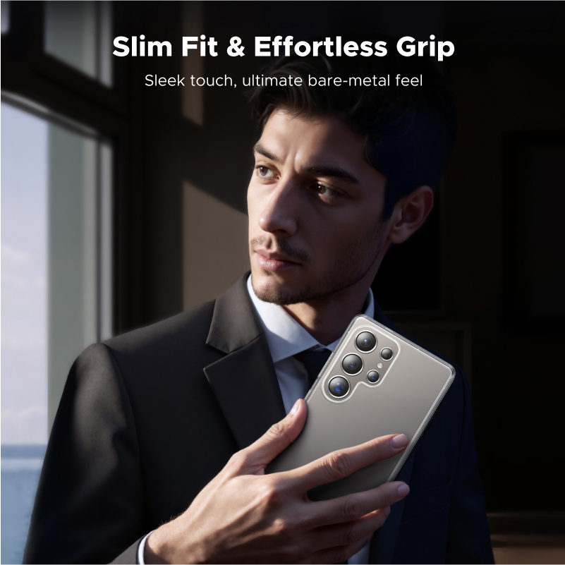 Ugreen เคสป้องกันโทรศัพท์ Crystal Clear Military-Grade Drop Protection สําหรับ Samsung Galaxy S25 Ultra - รูปที่ 4