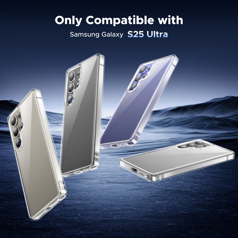 Ugreen เคสป้องกันโทรศัพท์ Crystal Clear Military-Grade Drop Protection สําหรับ Samsung Galaxy S25 Ultra - รูปที่ 5