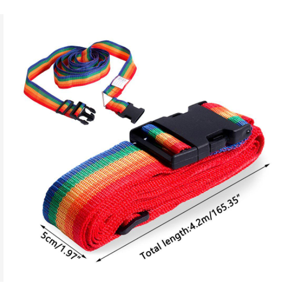 สายคล้องกระเป๋าเดินทางกับ มีหลายสีให้เลือก วัสดุหนา แข็งแรงขึ้น สัมภาระมีความปลอดภัยมากขึ้น