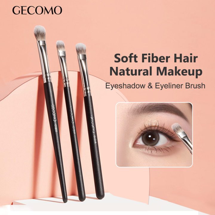 เจคอมโอ 1ชิ้นแปรงแต่งหน้าสําหรับอายไลเนอร์อายแชโดว์แปรงอายแชโดว์ที่แม่นยําคุณภาพสูงนุ่ม