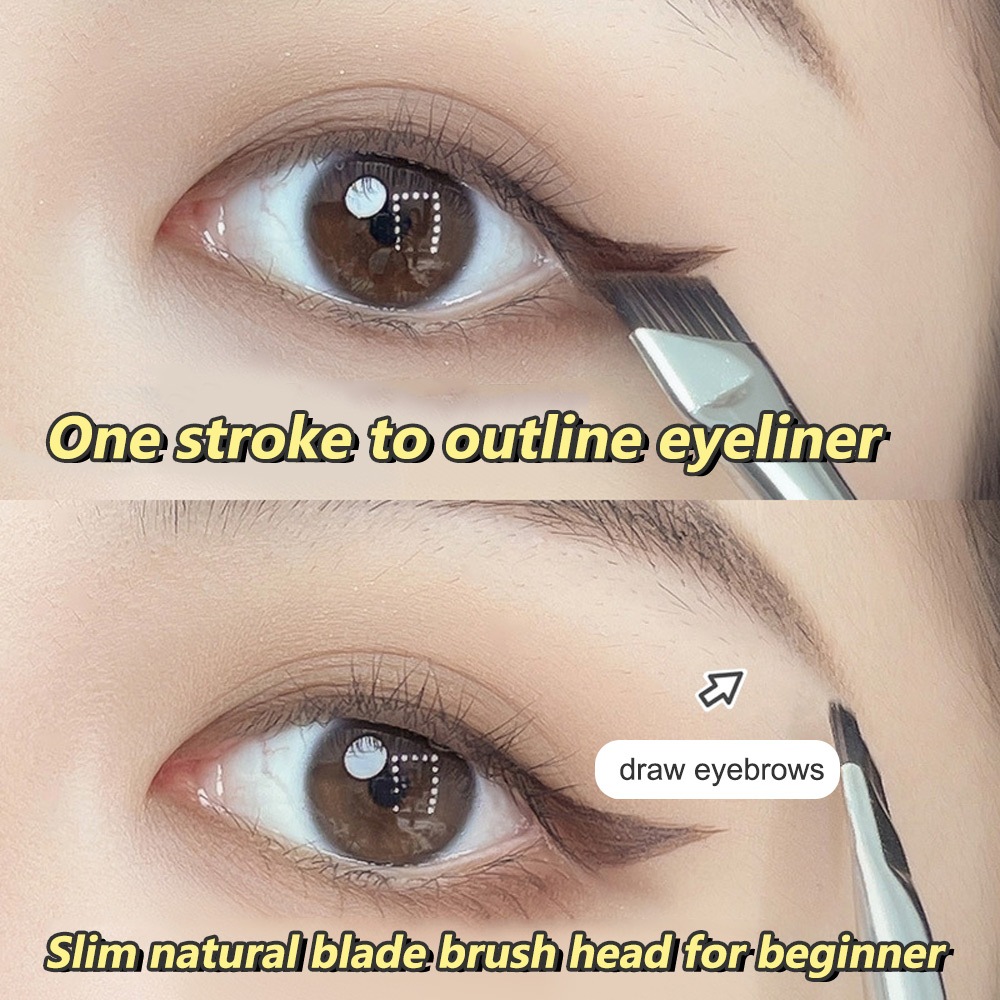 เจคอมโอ 1ชิ้นแปรงแต่งหน้าสําหรับอายไลเนอร์อายแชโดว์แปรงอายแชโดว์ที่แม่นยําคุณภาพสูงนุ่ม - รูปที่ 4