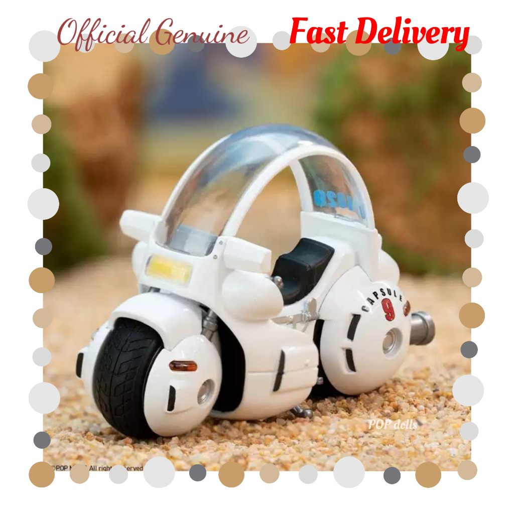 Dragon Ball Vehicle Series Resonance Alloy Blind Boxของแท้ POPMART Dragon Ball ชุดเครื่องประดับทํามื