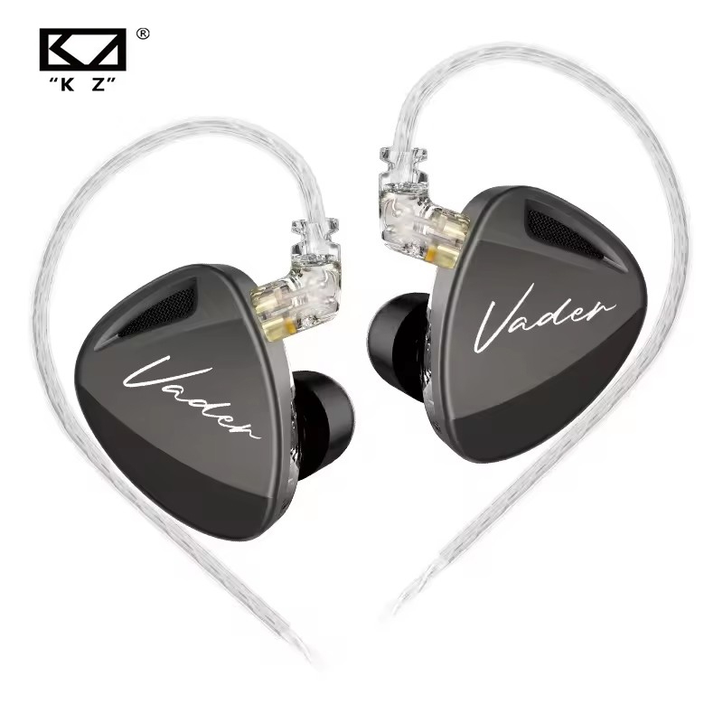KZ Vader หูฟังปรับแต่ง Tunning Switch Hi-Fi Audio IEMs In Ear Monitor หูฟัง Zobel การออกแบบวงจรเครือข่ายชุดหูฟัง