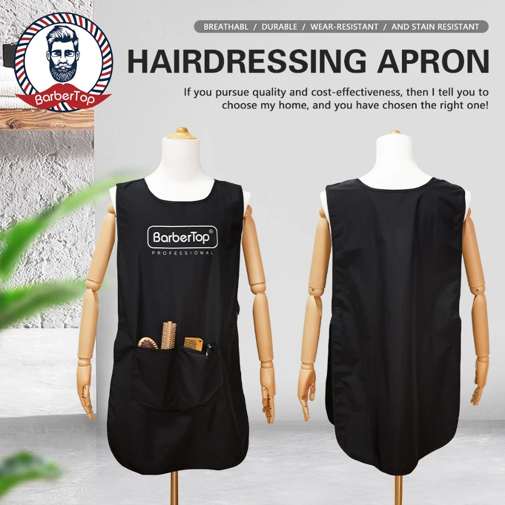 สปอตสปอตสปอต #Salon ทําผมช่างทําผมชุดกันน้ําและป้องกันการเปรอะเปื้อนด้านเดียวผ้ากันเปื้อนน้ํามันผมผ้ากันเปื้อนช่างร้านชานมร้านหม้อไฟกระโปรงแขวน