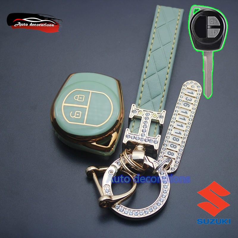 เคสกุญแจรถ Suzuki สําหรับ Suzuki Ertiga/Jimny/Fronx/APV/Celerio/DZire/S-Presso/XL7/Ciaz.etc(รองรับขายส่งขนาดใหญ่)