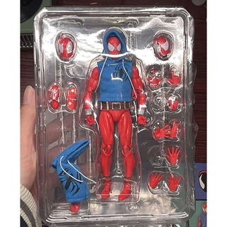 Ct ของเล่น Mafex Spider Man No.194 Action Figure SHF Miles Morales CT ของเล่น Mafex147 Symbiote Spiderman Noir