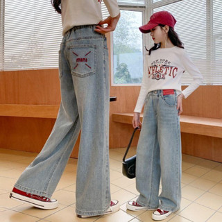 [จัดส่งจากกรุงเทพฯ] กางเกงยีนส์เด็กผู้หญิงและฤดูหนาว2024สาวผ…