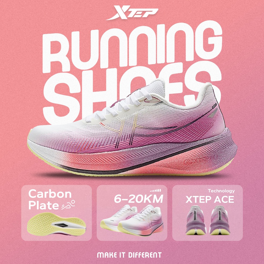 【xtep】360X 2.0 LITE丨รองเท้าวิ่งมาราธอนแผ่นคาร์บอนสตรี Marathon Carbon Plate Running Shoes