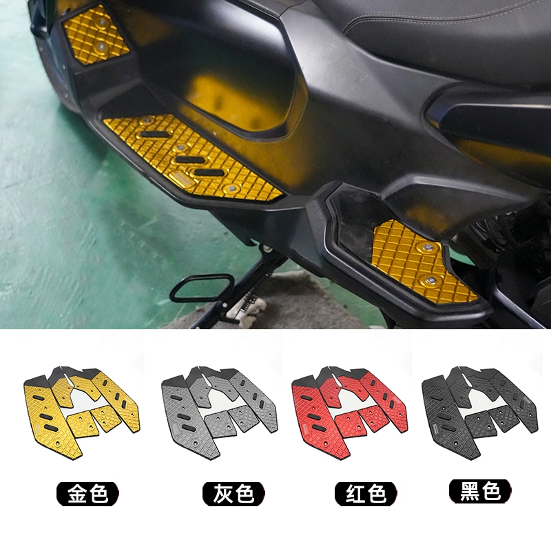 SEMSPEEDFor Qj Motor Fortress 350 Fort 350 รถจักรยานยนต์ CNC Footrest Footboard Matting footpegs