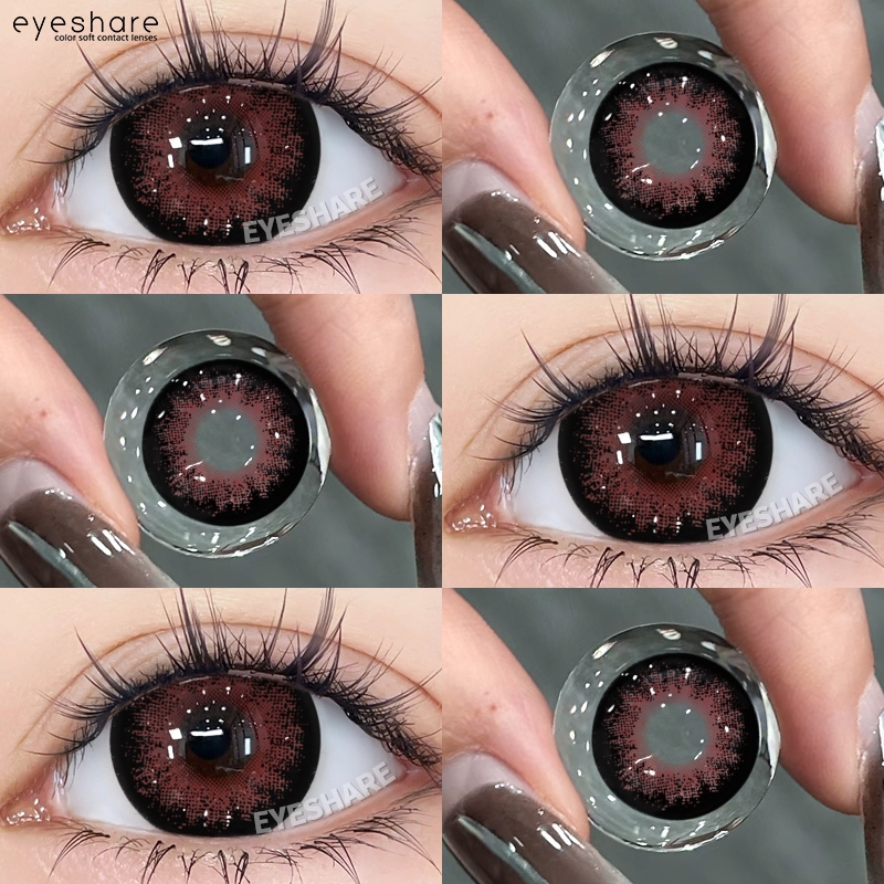 SparkleGirl คอนแทคเลนส์ตาโต14.5มมคอนแทคเลนส์สีเส้นผ่าศูนย์กลางขนาดใหญ่สบายสีธรรมชาติ