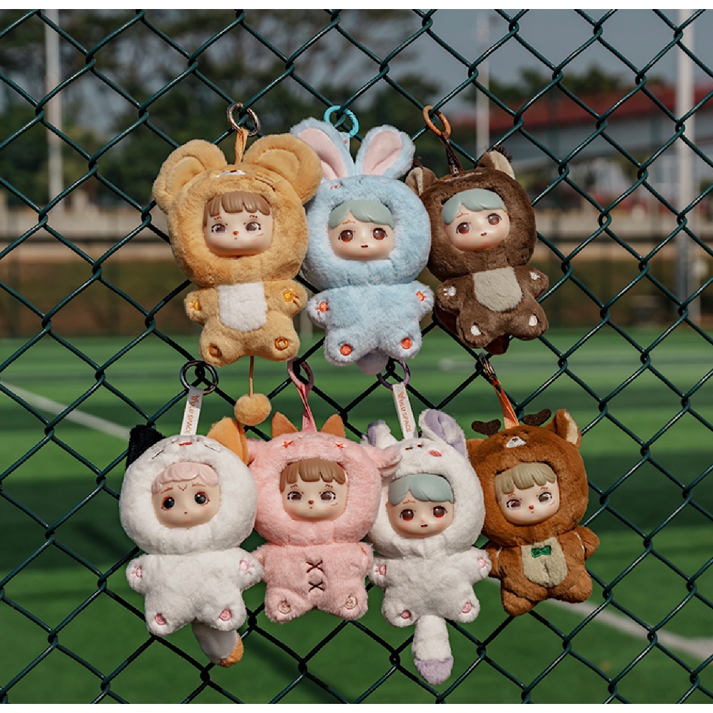Yulu space forest watch ของเล่นตุ๊กตากล่องตาบอดตุ๊กตาจี้น่ารักของขวัญปีใหม่