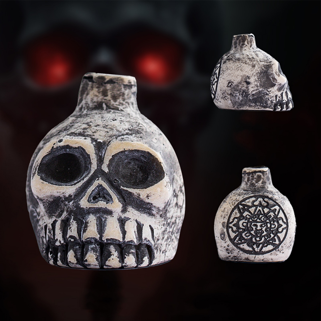 Aztec Death Whistle Skull Retro Aztec Death Halloween Loudest Whistle | นกหวีดตาย Aztec lameintph