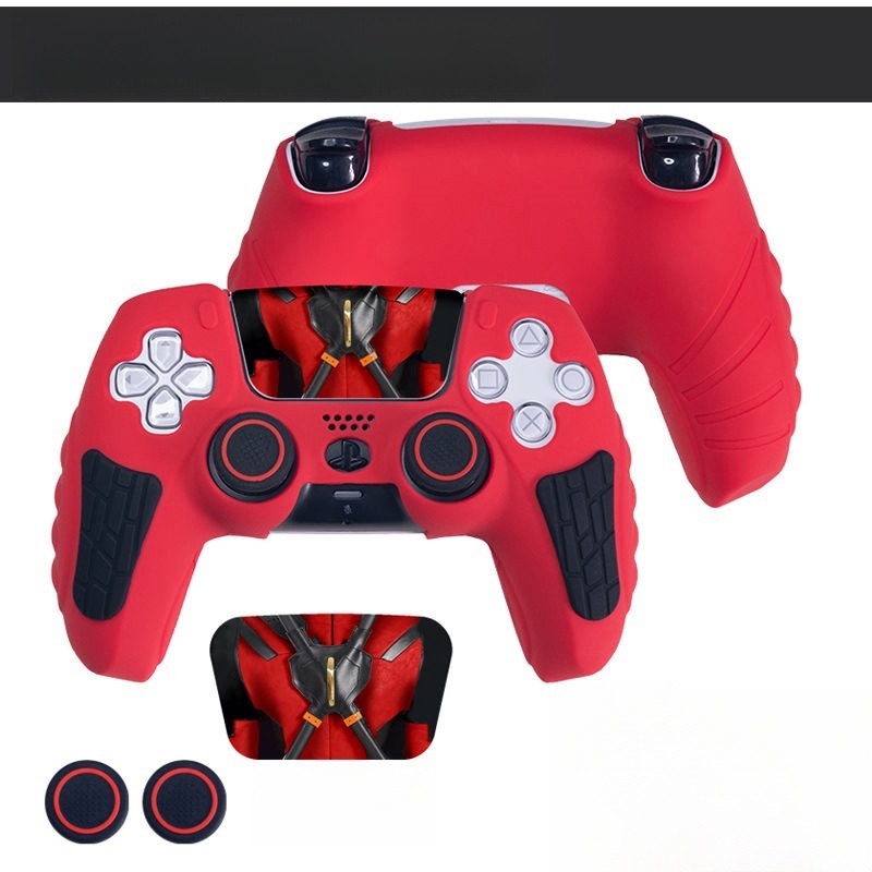 Ps5 Handle เคสซิลิโคน PS5 เคสซิลิโคน PS5slim Gamepad เคสป้องกัน Soft Case