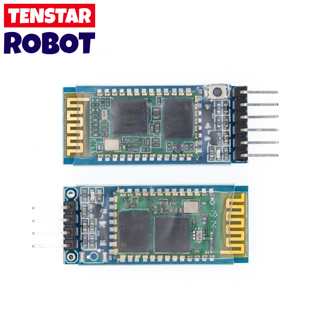 Hc05 HC06 ไร้สาย RF Data Transfer บลูทูธ Serial Port TX RX โมดูล HC-06 HC-05 หุ่นยนต์ PIC สําหรับ Ar