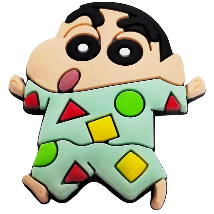 รองเท้าแตะแฟชั่น อุปกรณ์เสริม, Crocs Jibbitz Charms, jibbitz Set, อุปกรณ์เสริมรองเท้า Crayon Shin-Chan สามมิติที่สวยงามน่ารัก