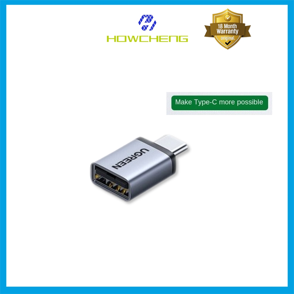 Ugreen อะแดปเตอร์ USB C เป็น USB อะแดปเตอร์ USB C ชายเป็น USB หญิง