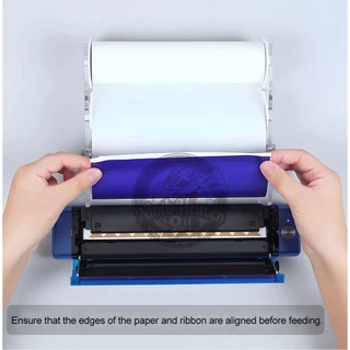 Aimo T08F Blue Tattoo Transfer เครื่องพิมพ์ใหม่ไร้สายภาพความร้อนลายฉลุเครื่องถ่ายเอกสารเหมาะสําหรับ A4 กว้างกระดาษสําเนา