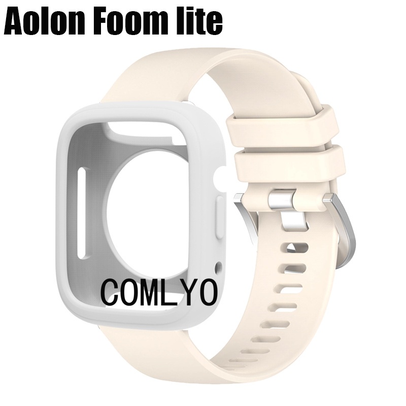 สําหรับ Aolon Foom Lite กรณีสมาร์ทนาฬิกากันชนป้องกันซิลิโคนกีฬานาฬิกาสายรัดข้อมือผู้หญิงผู้ชาย Soft Band