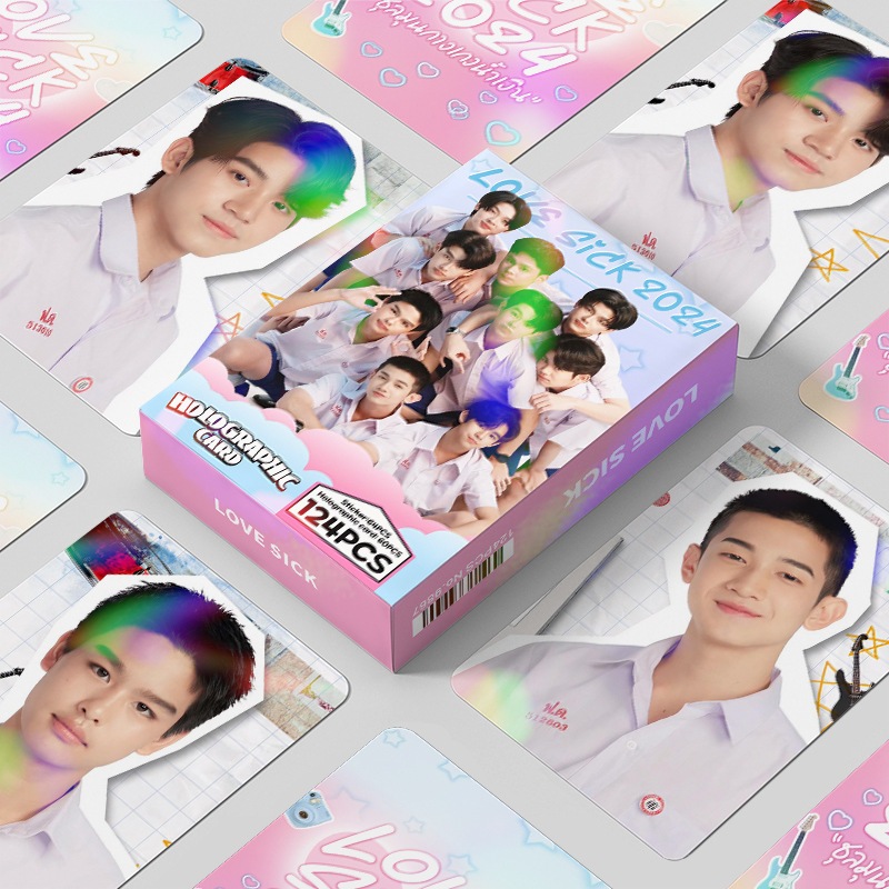 92 ชิ้น Love Sick Lomo การ์ด LoveSick 2024 Photocards การ์ดโฮโลแกรม