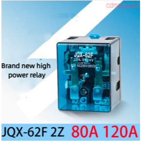 รีเลย์กําลังสูง Jqx-62f 2Z 80A 120A 220V AC DC12V 24V DC