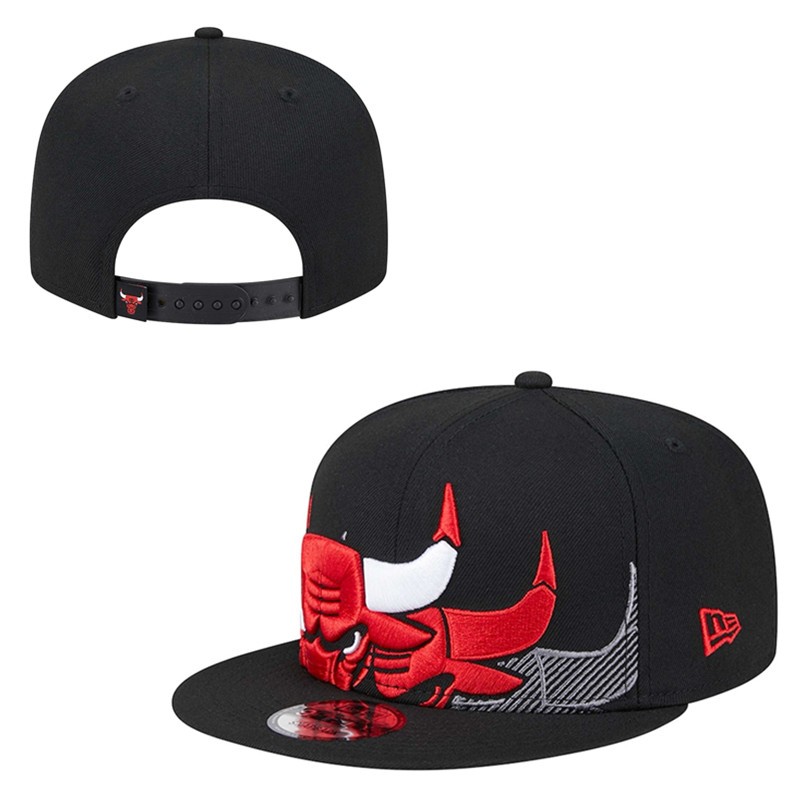 ใหม่ หมวกกีฬา หมวกบาสเก็ตบอล NBA Chicago Bulls Snapback สไตล์ฮิปฮอป พร้อมสายคล้องปรับได้ สําหรับผู้ชาย และผู้หญิง