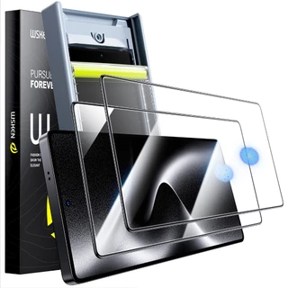 【Local】 2Pack Wsken 9H + 8D S25 Ultra ฟิล์มกันรอยหน้าจอ ความเป็นส่วนตัว กระจกนิรภัย Samsung Galaxy S26 Ultra ฟิล์มกระจกกันรอยเต็มจอ S24 Ultra S25 ฟิล์ม - [ป้องกันการสอดแนม 24°] [ปลดล็อคด้วยลายนิ้วมือ 0.02 วินาที] [กำจัดฝุ่นอัตโนมัติ] [ไม่มีฟองอากาศ]