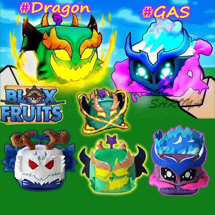 สําหรับ blox ผลไม้ตุ๊กตา Plush เกมรูปสะสม Plush เกมตัวละครรุ่นสบาย | Blox Fruits Yeti /Dragon/GAS