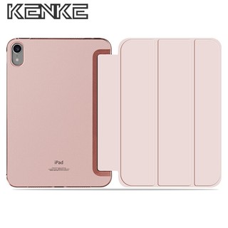 KENKE เคสไอแพด, เคสแข็งแผ่นหลังโปร่งพริ้วสำหรับไอแพด 2026 Air Pro (M4) 11 นิ้ว, Pro 13 Air 6 Pro 12.9 นิ้ว, 10th gen 11 5th gen, 6th gen, air 1/2 mini 1/2/3/4/5/6/7 A17 โปร, Air 4, 5 11 นิ้ว, 7th 8th 9th gen case, เคสแปดเล็ต สมาร์ท