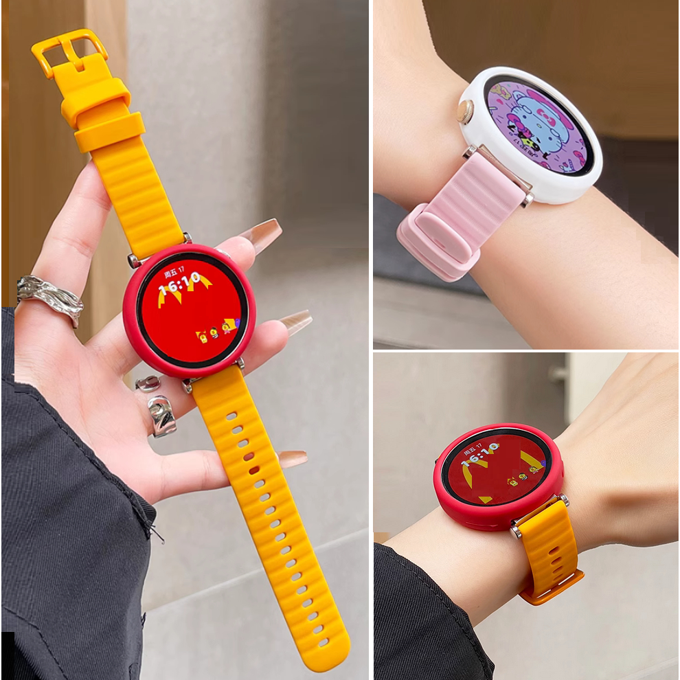 Soft Silicone Strap Compatible For Huawei Watch GT 5 สาย + เคส Huawei Watch GT 4 Strap สาย Huawei GT5 41mm Case Soft Silicone สาย watch GT4 Case Soft GT5 Strap Rubber gt 4 GT5 41mm