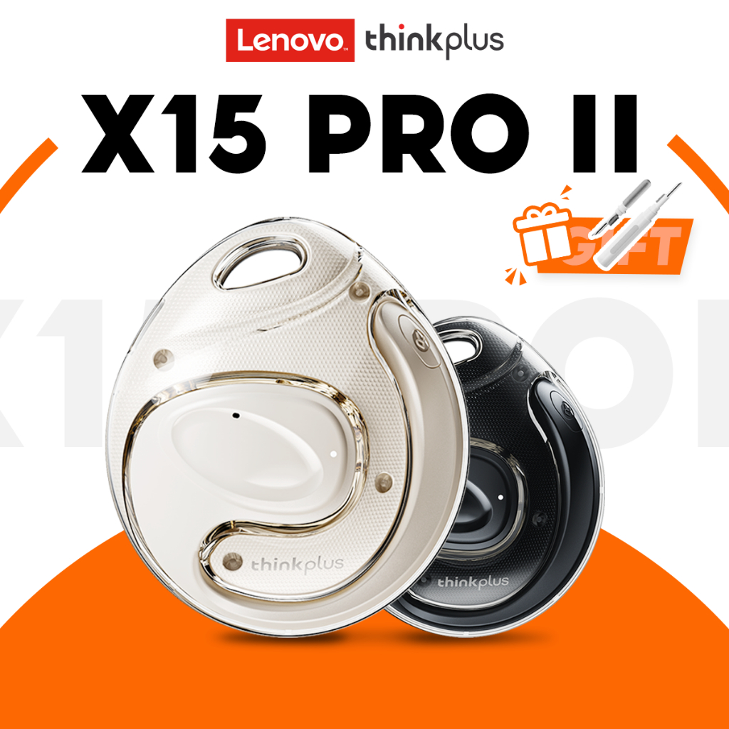 Lenovo Thinkplus X15 Pro II บลูทูธ 5.4 หูฟังไร้สายหูฟังกีฬากันน้ํา Hd Call เพลงสมาร์ท Touch พร้อมไมโครโฟน