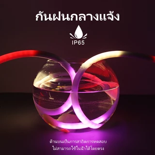 แถบไฟ LED ท่อกลม RGB 220v, ไฟ LED Plug and Play ไฟ LED Bar Cafe ไฟตกแต่ง