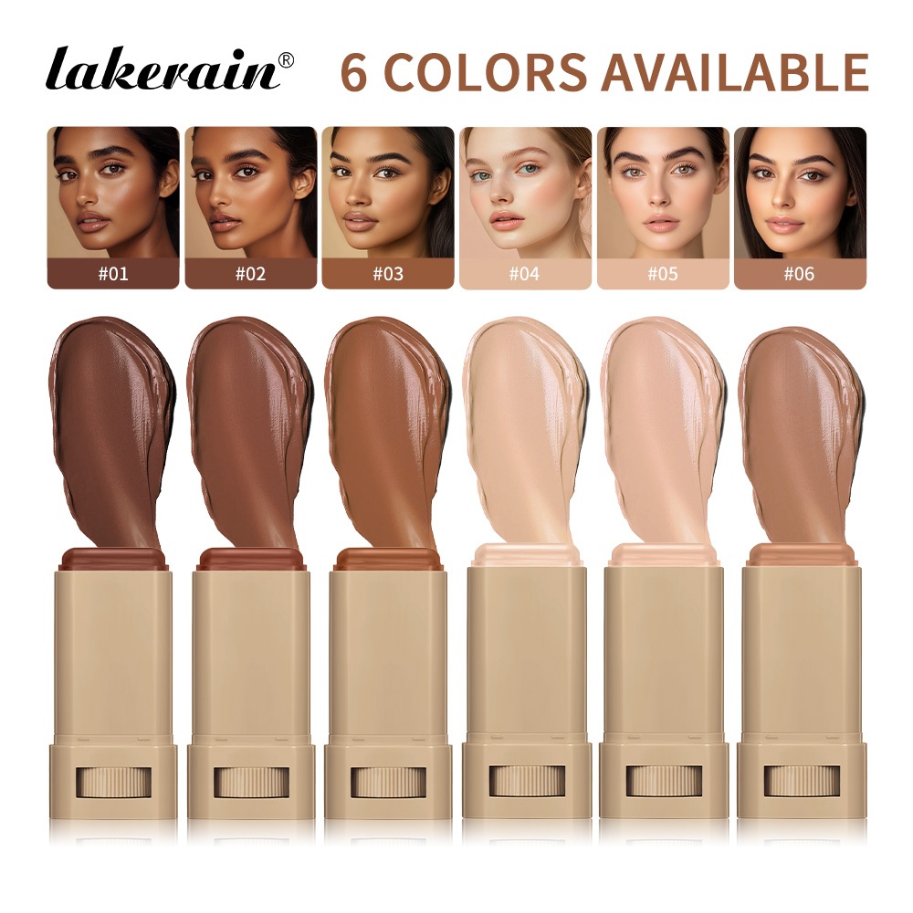 Lakerain Foundation Tint Stick Balm Serum Boosted Skin Tint Moisturizing Silky Texture Foundation St
