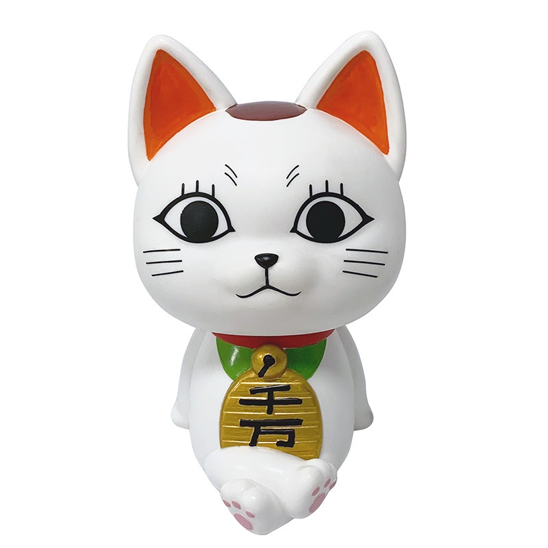 17.5 ซม.อะนิเมะ Dan Da Dan Piggy Bank ตกแต่ง Turbo Granny Lucky Cat โต๊ะรูปปั้นตัวเลขการกระทําของเล่นกล่องเงินสําหรับของขวัญเด็ก