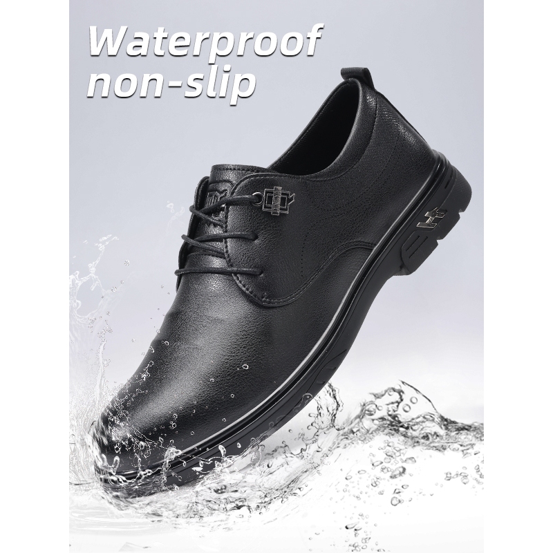 ชิ่งยา รองเท้าผ้าใบรองเท้ากีฬาสําหรับผู้ชายยืดหยุ่นกันลื่นนุ่มสีดํา ค015 37-46