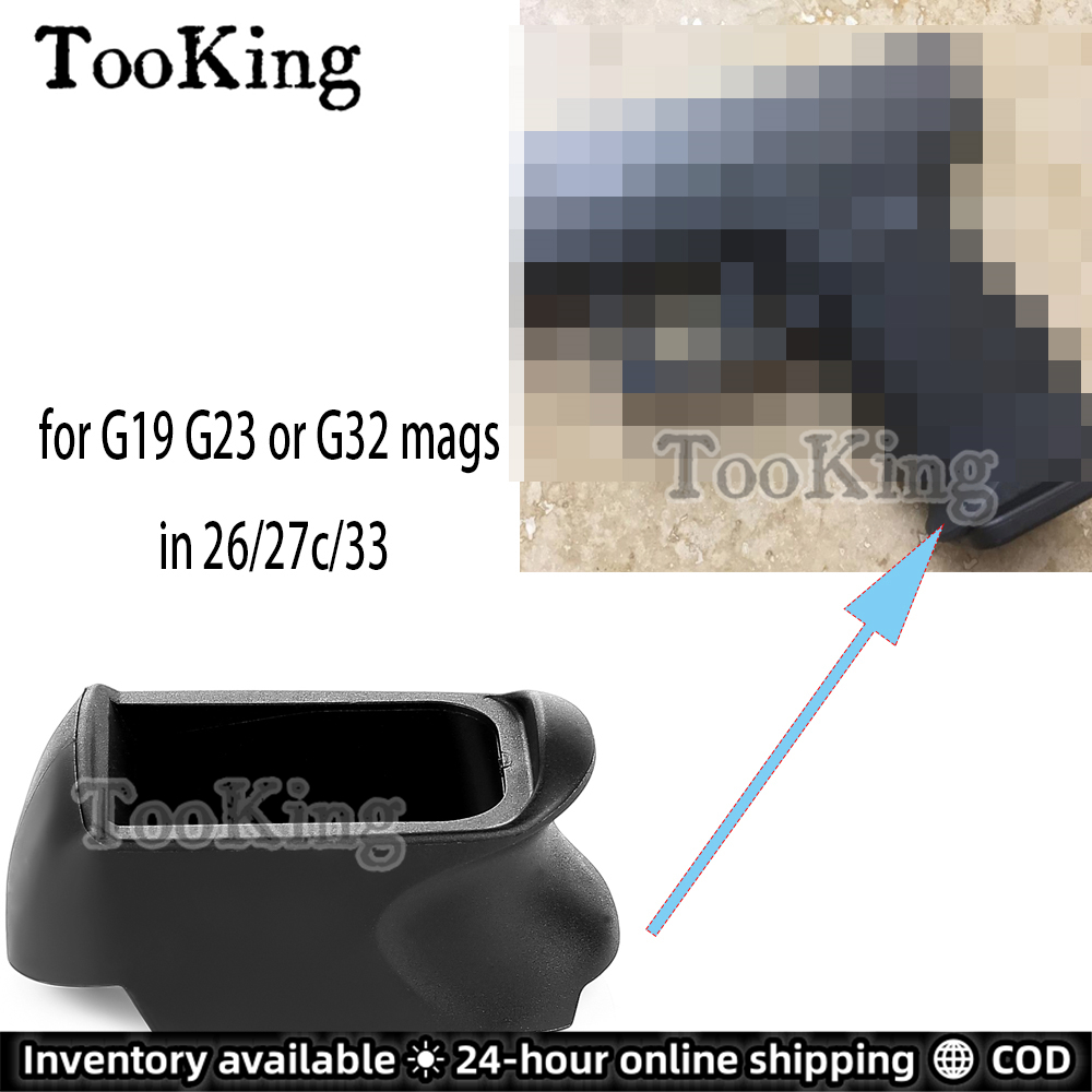 Tooking ไนลอนยาง X-Grip อะแดปเตอร์อุปกรณ์เสริมสําหรับ G1/9 G/23 G/32mags ใน GL26/27C/33 t/อุปกรณ์เสริมเครื่องกล