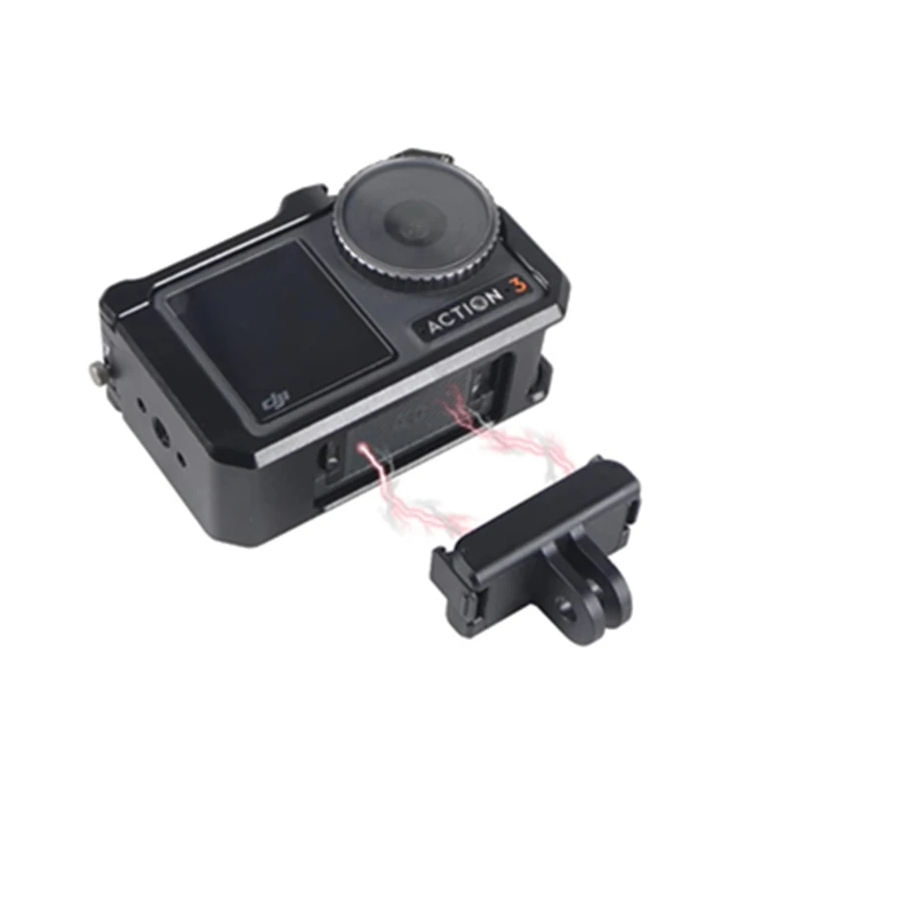 45m ดําน้ํากรณีกันน้ําพลาสติกพร้อมอลูมิเนียมเกราะป้องกันสําหรับ DJI OSMO Action 5pro 4 3 อุปกรณ์เสริมสําหรับกล้อง