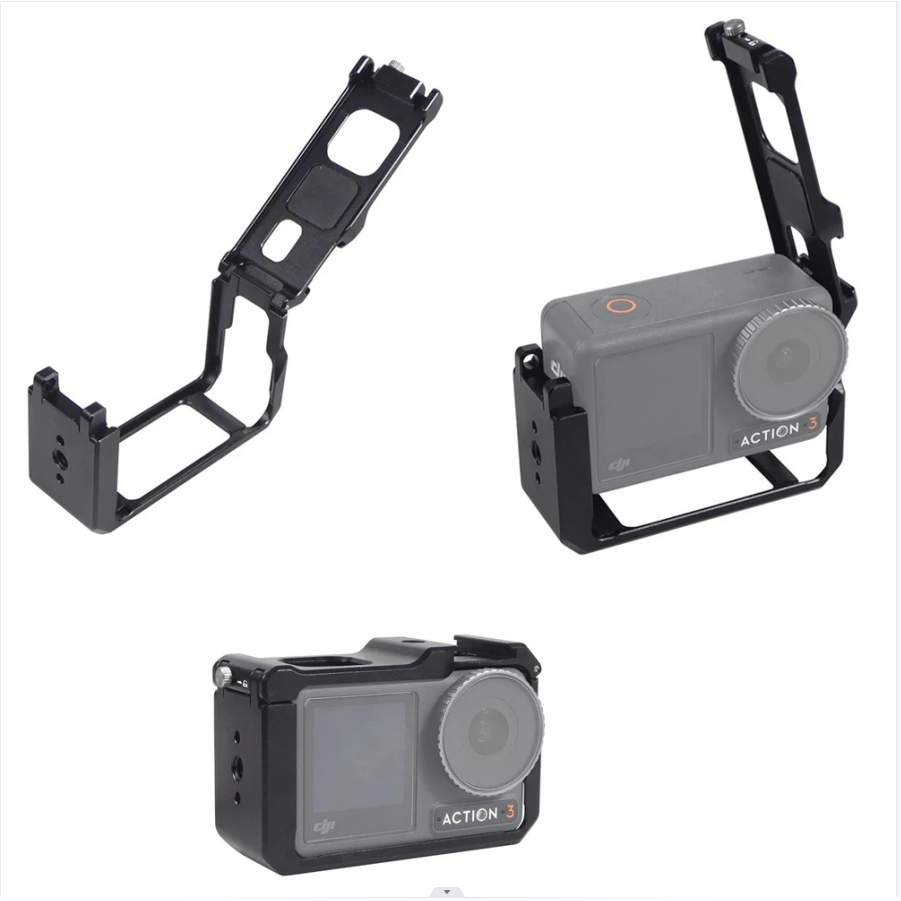 45m ดําน้ํากรณีกันน้ําพลาสติกพร้อมอลูมิเนียมเกราะป้องกันสําหรับ DJI OSMO Action 5pro 4 3 อุปกรณ์เสริมสําหรับกล้อง