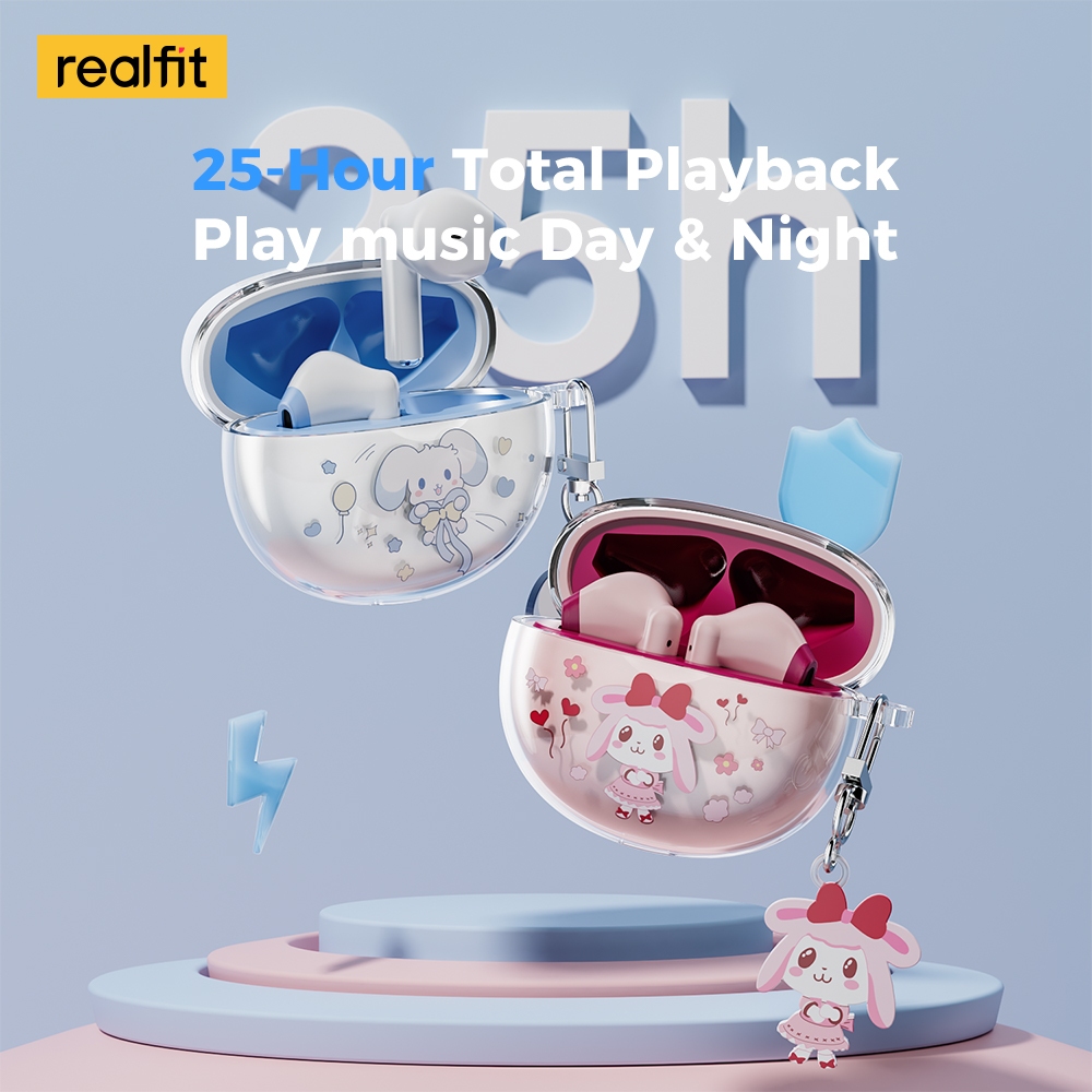 จริงพอดี F2 Heavy Bass หูฟังบลูทูธที่ยอดเยี่ยมเบสหูฟังไร้สายพร้อมไมโครโฟนชุดหูฟังจับคู่ที่มีสีสันเล่นยาว 5ชม.