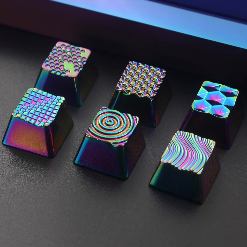 -LW- Keystone Geometric Series Art Illusionary Mechanical Keyboard ส่วนบุคคล Keycap สังกะสีอลูมิเนียม<p>“><center><h4></h4><p><p><font color=