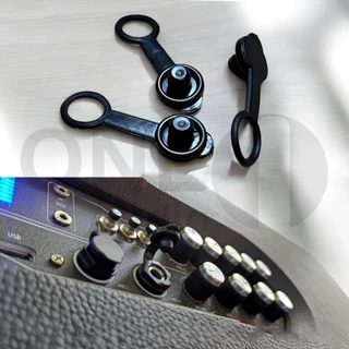 OneAudio ฝาครอบกันรั่วไมค์ZK-AMP ลำโพง Diy กล่องครอบกันลมรั่วออกตัวช่องเสียบไมค์โครโฟนหลังเพลท กันลมรั่ว