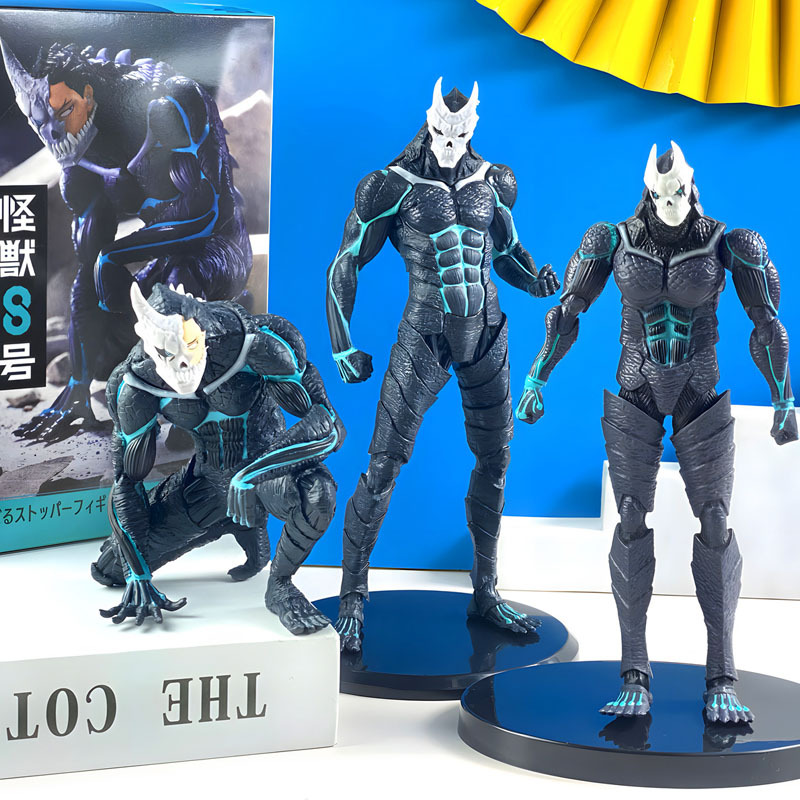 6 รูปแบบอะนิเมะ kaiju No.8 รูป Monster อะนิเมะลักษณะยืนท่าทางและเจาะของขวัญของเล่น Action Figure Pvc